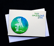 Imagine The Real - Handcrafted (Blank) Card - dr17-0015